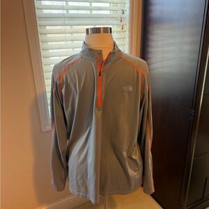 The North Face Men's Performance Jacket in Gray and Orange